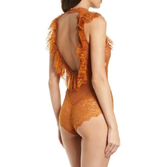 SOLD Free People Winnie Bodysuit in Copper Ginger - Picture 8 of 8